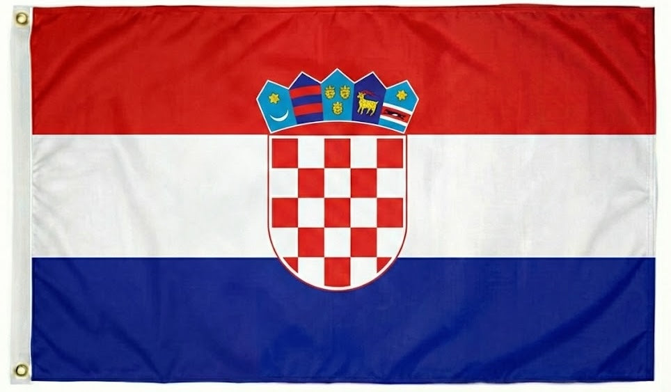 Croatia Flag - Premium Hero Size (3x5 ft) - Outdoor/Indoor