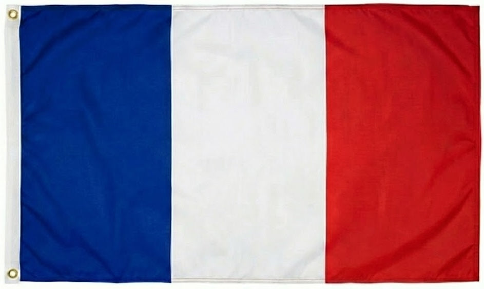 France Flag - Premium Hero Size (3x5 ft) - Outdoor/Indoor