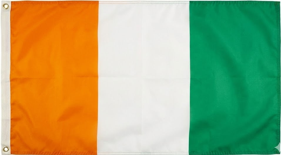 Ivory Coast Flag - Premium Hero Size (3x5 ft) - Outdoor/Indoor