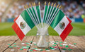 Mexico Match Day Handheld Flags - Fan Party Pack (10-Piece)