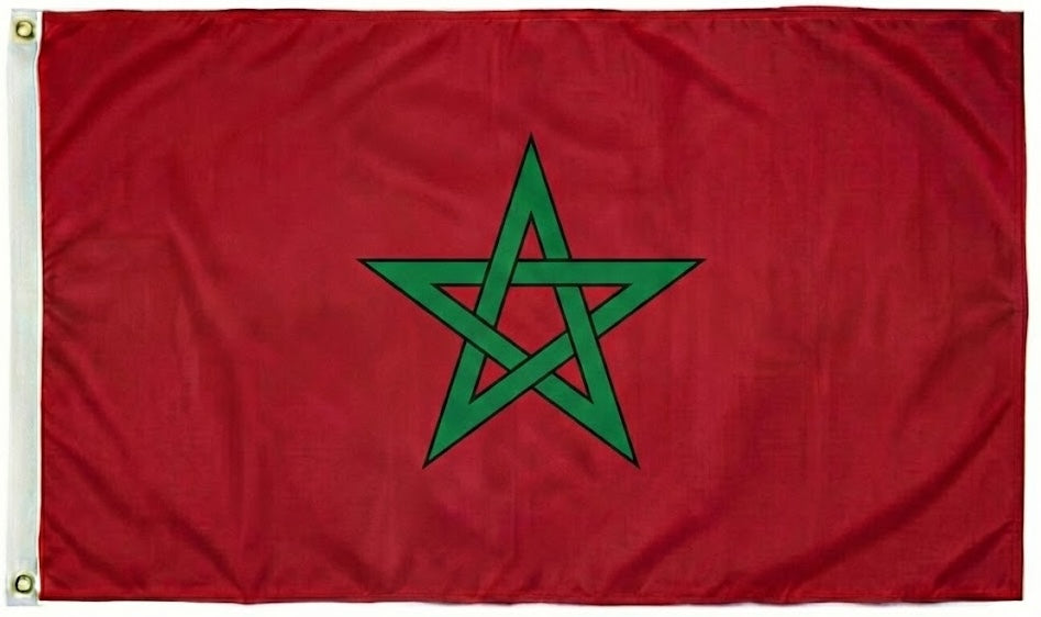 Morocco Flag - Premium Hero Size (3x5 ft) - Outdoor/Indoor