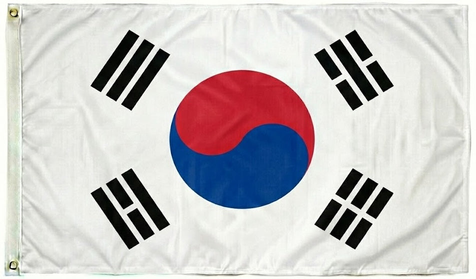 South Korea Flag - Premium Hero Size (3x5 ft) - Outdoor/Indoor