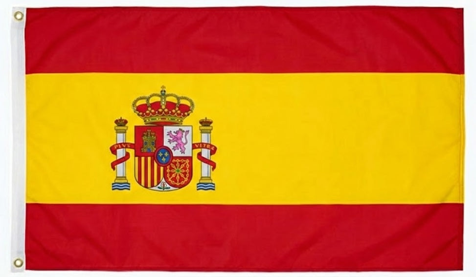 Spain Flag - Premium Hero Size (3x5 ft) - Outdoor/Indoor