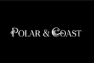 Polar & Coast Logo with Black Background